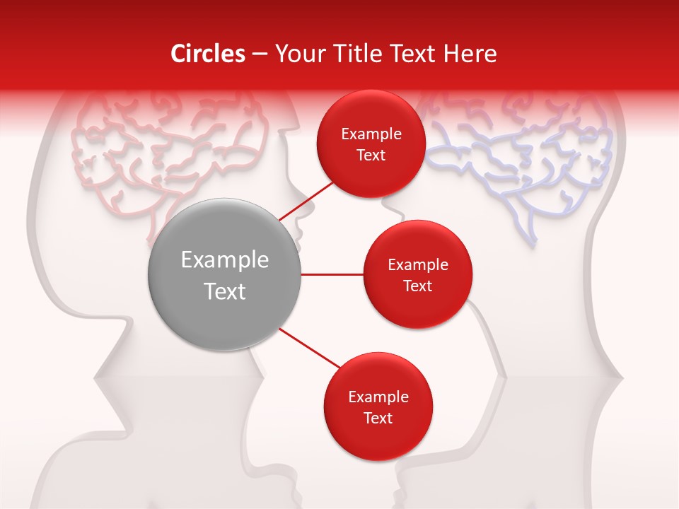 Community Face Shape PowerPoint Template