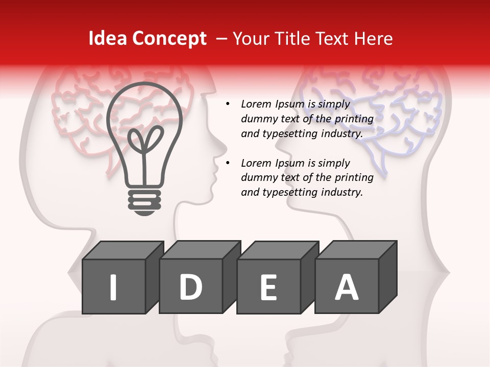 Community Face Shape PowerPoint Template