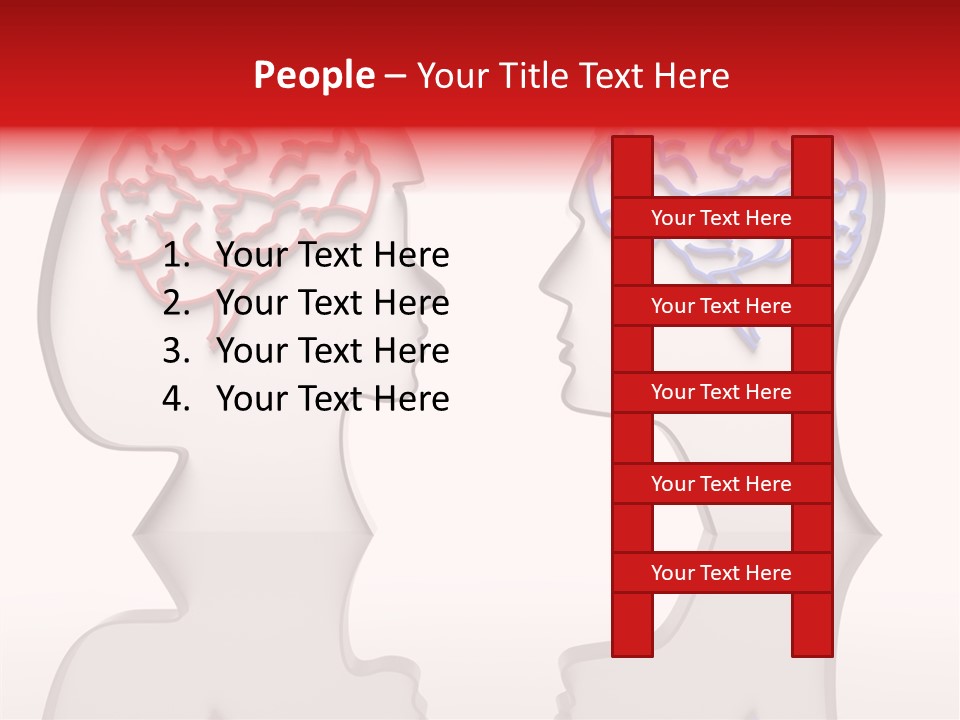 Community Face Shape PowerPoint Template