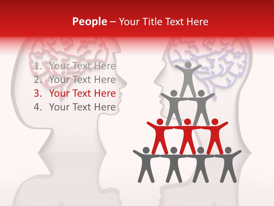 Community Face Shape PowerPoint Template