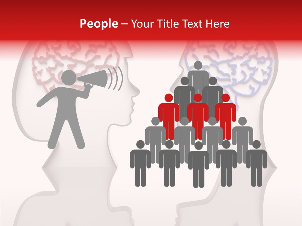 Community Face Shape PowerPoint Template