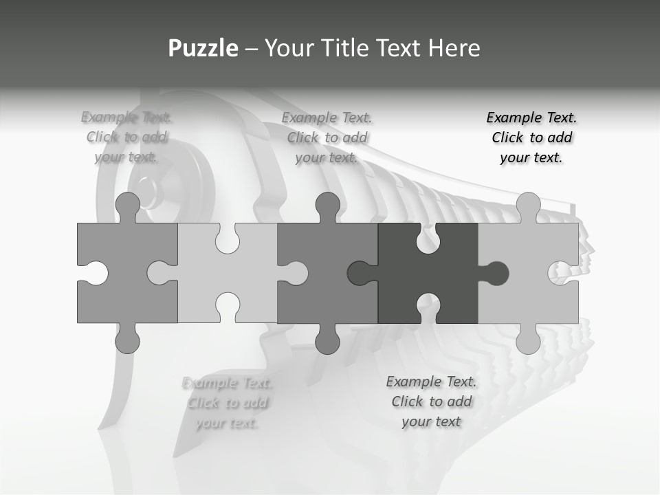 Black Contact Copyspace PowerPoint Template