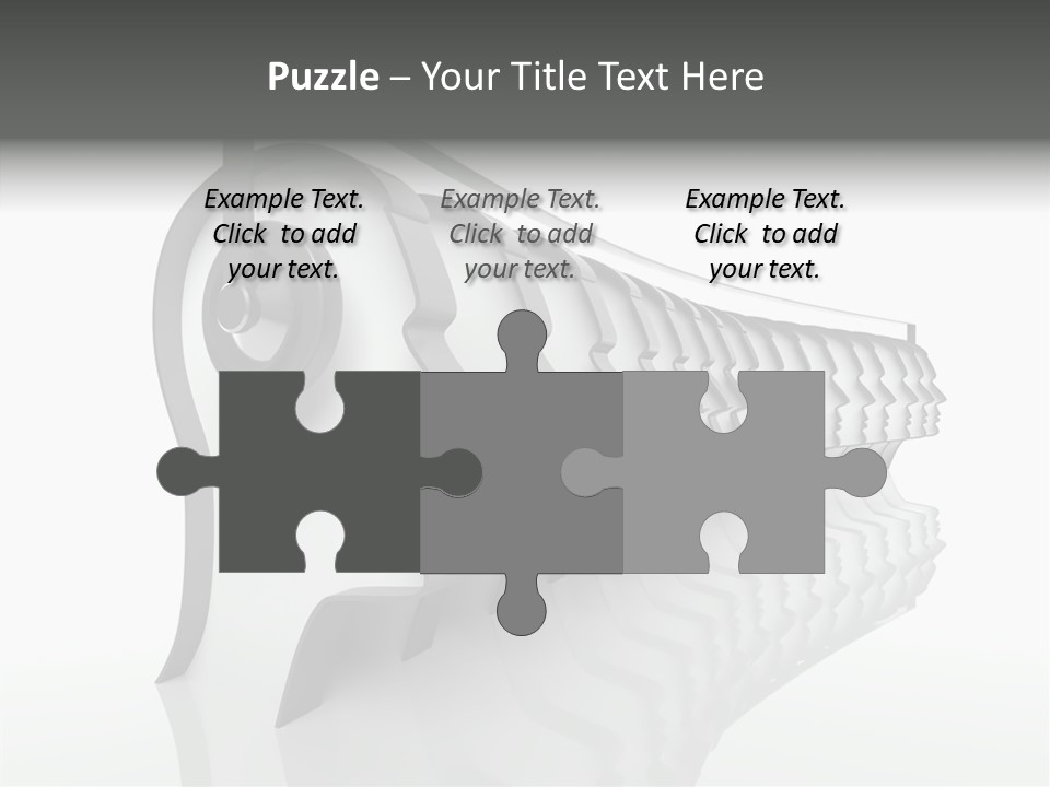 Black Contact Copyspace PowerPoint Template
