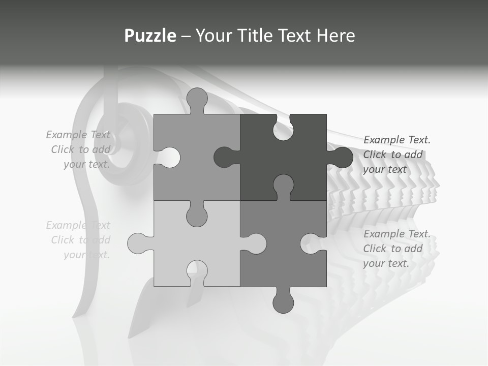 Black Contact Copyspace PowerPoint Template