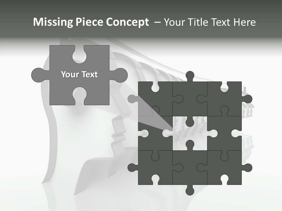 Black Contact Copyspace PowerPoint Template