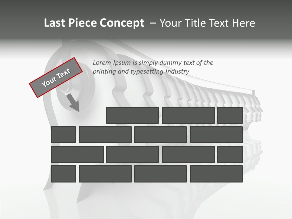 Black Contact Copyspace PowerPoint Template