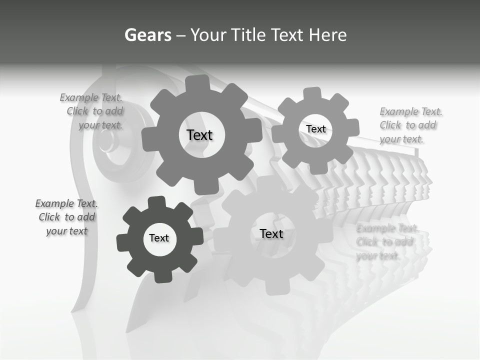 Black Contact Copyspace PowerPoint Template