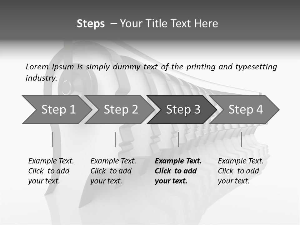Black Contact Copyspace PowerPoint Template