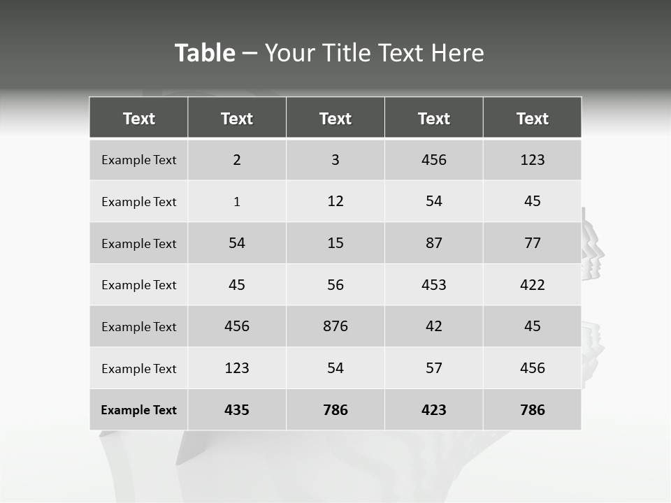 Black Contact Copyspace PowerPoint Template