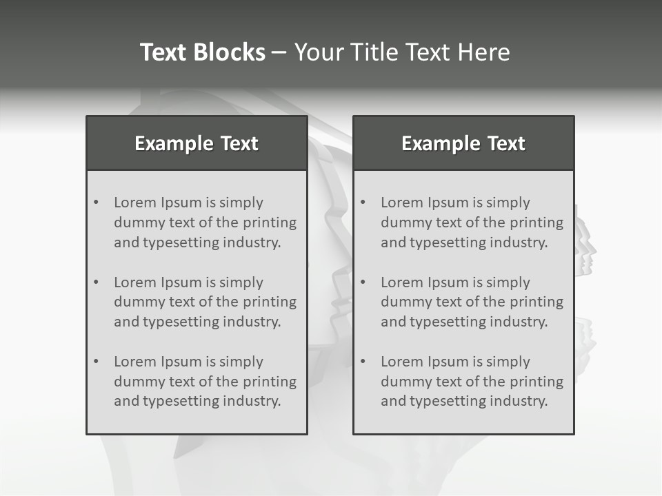 Black Contact Copyspace PowerPoint Template