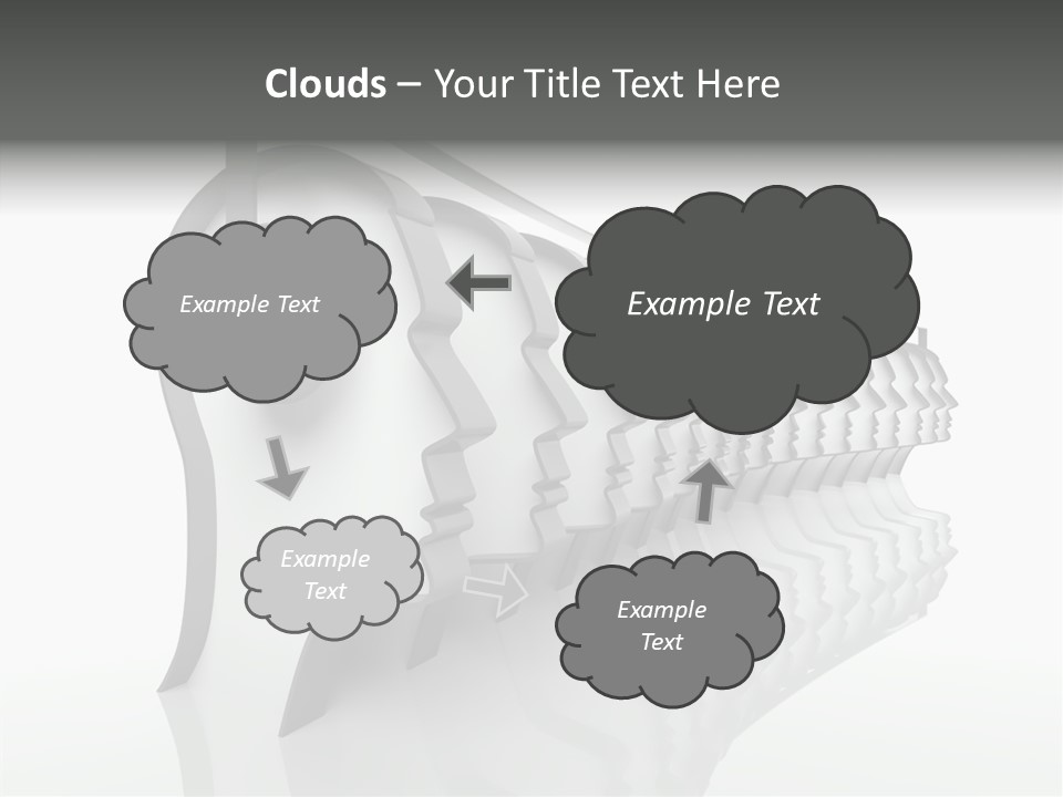 Black Contact Copyspace PowerPoint Template