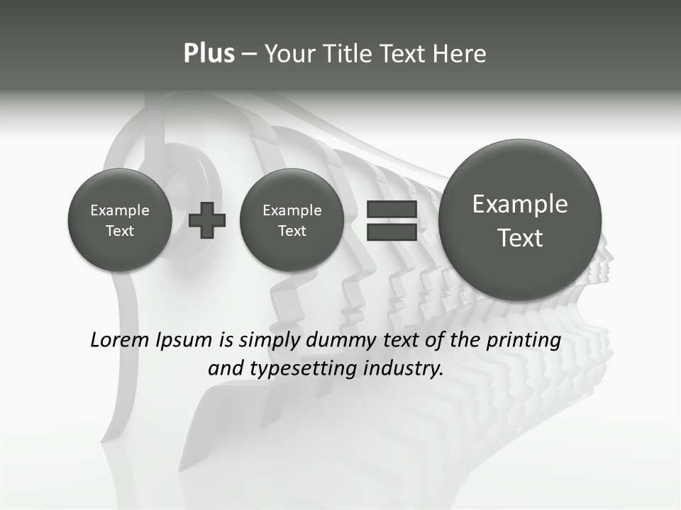 Black Contact Copyspace PowerPoint Template