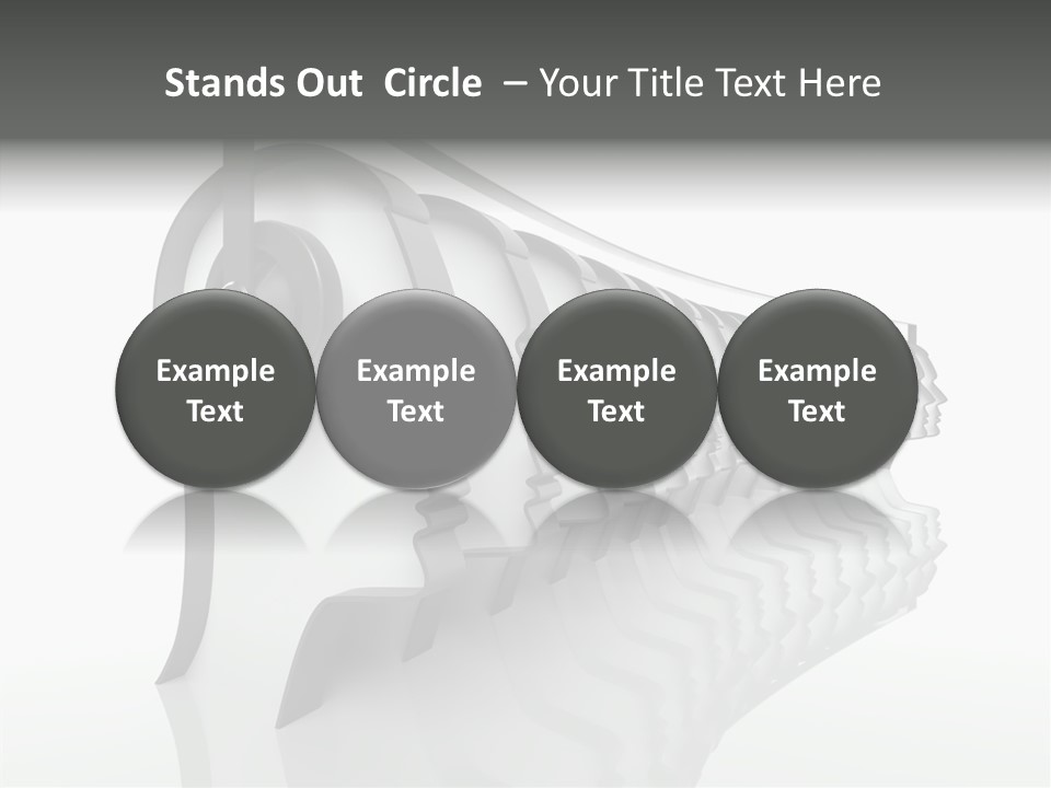 Black Contact Copyspace PowerPoint Template