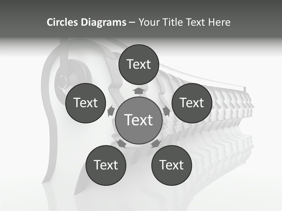 Black Contact Copyspace PowerPoint Template