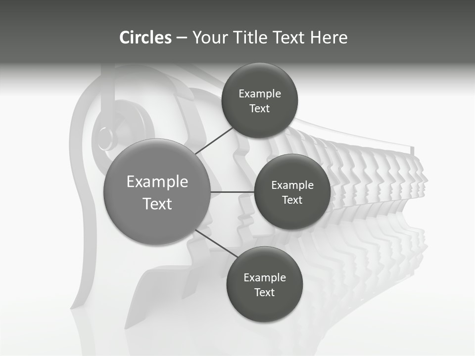 Black Contact Copyspace PowerPoint Template