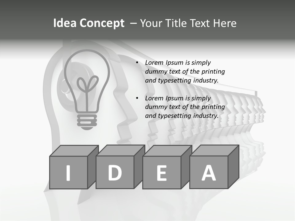 Black Contact Copyspace PowerPoint Template