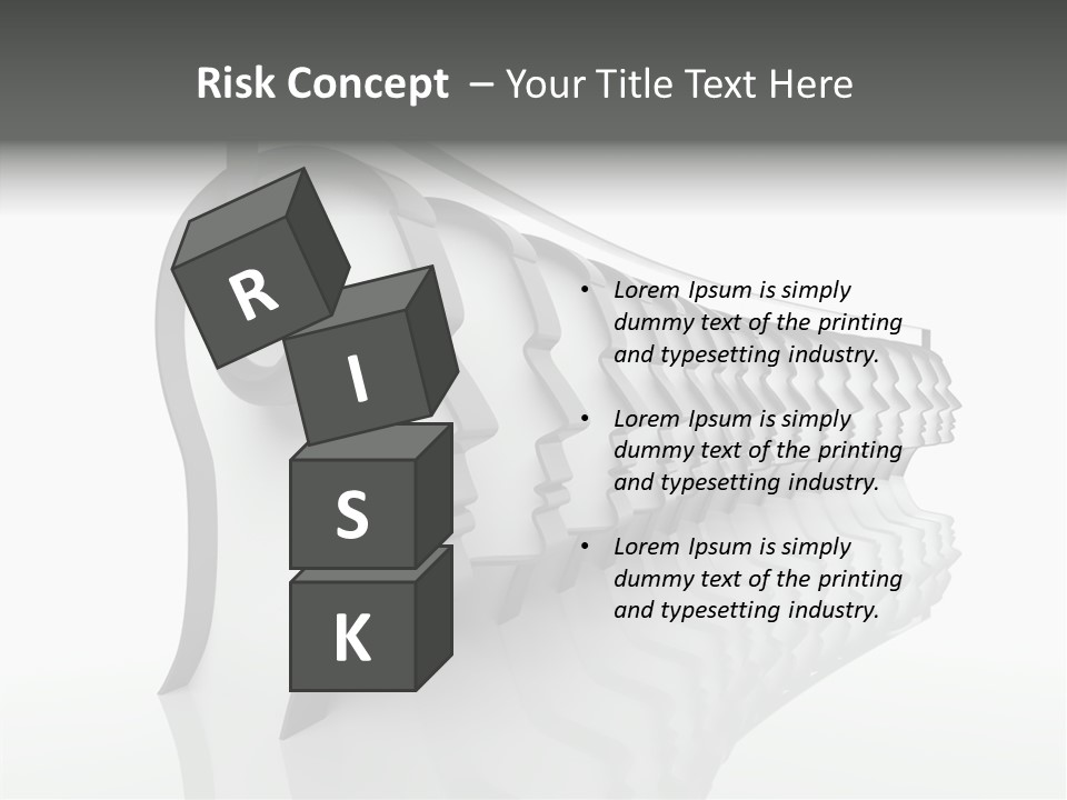 Black Contact Copyspace PowerPoint Template