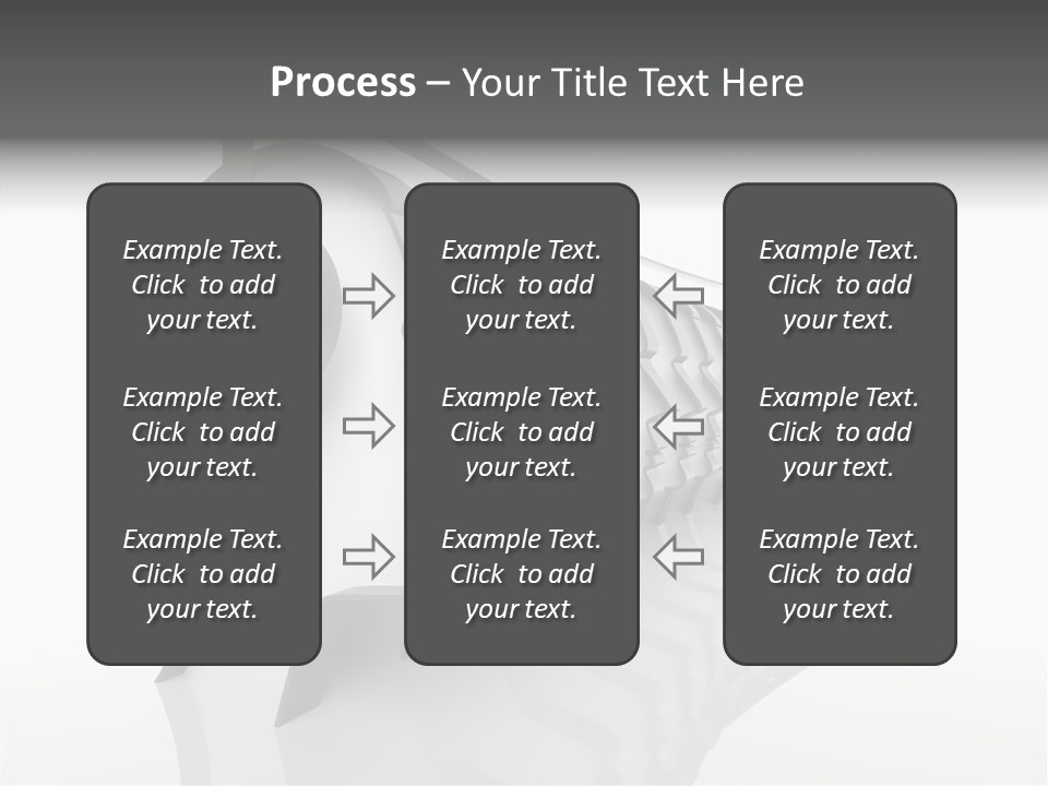 Black Contact Copyspace PowerPoint Template