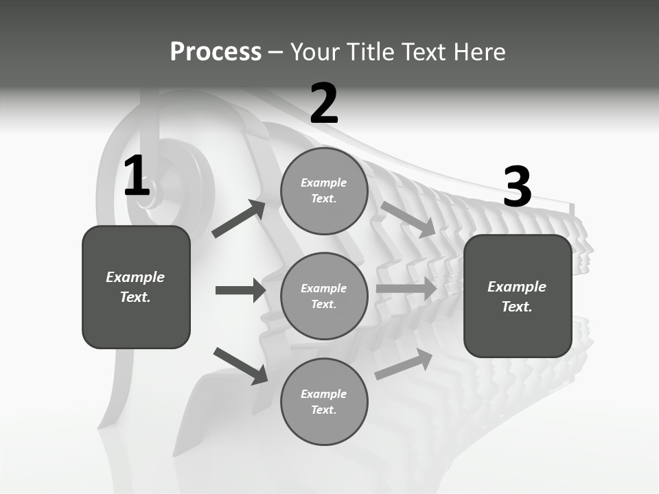 Black Contact Copyspace PowerPoint Template