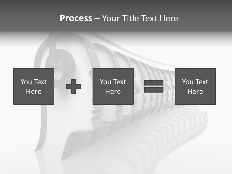 Black Contact Copyspace PowerPoint Template