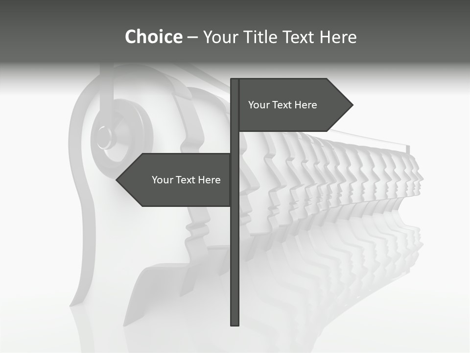 Black Contact Copyspace PowerPoint Template