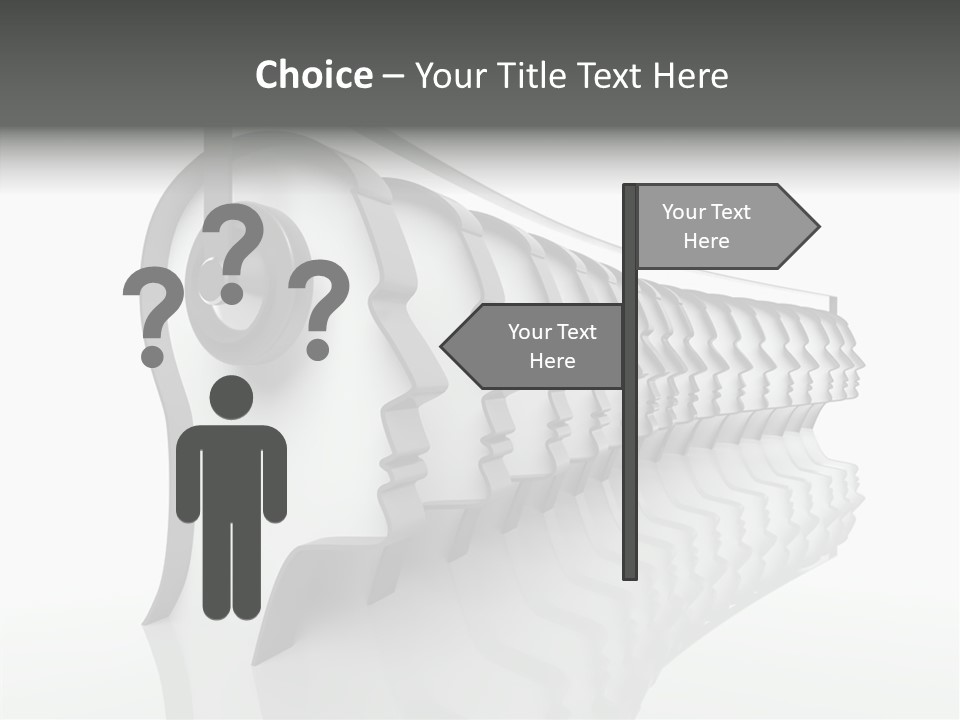 Black Contact Copyspace PowerPoint Template