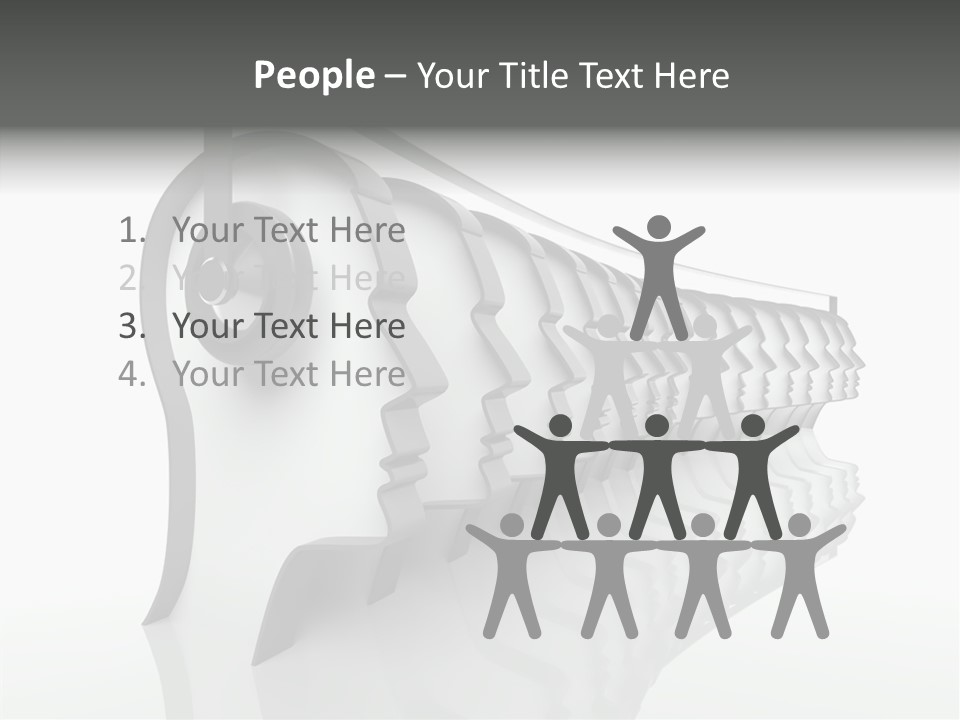 Black Contact Copyspace PowerPoint Template