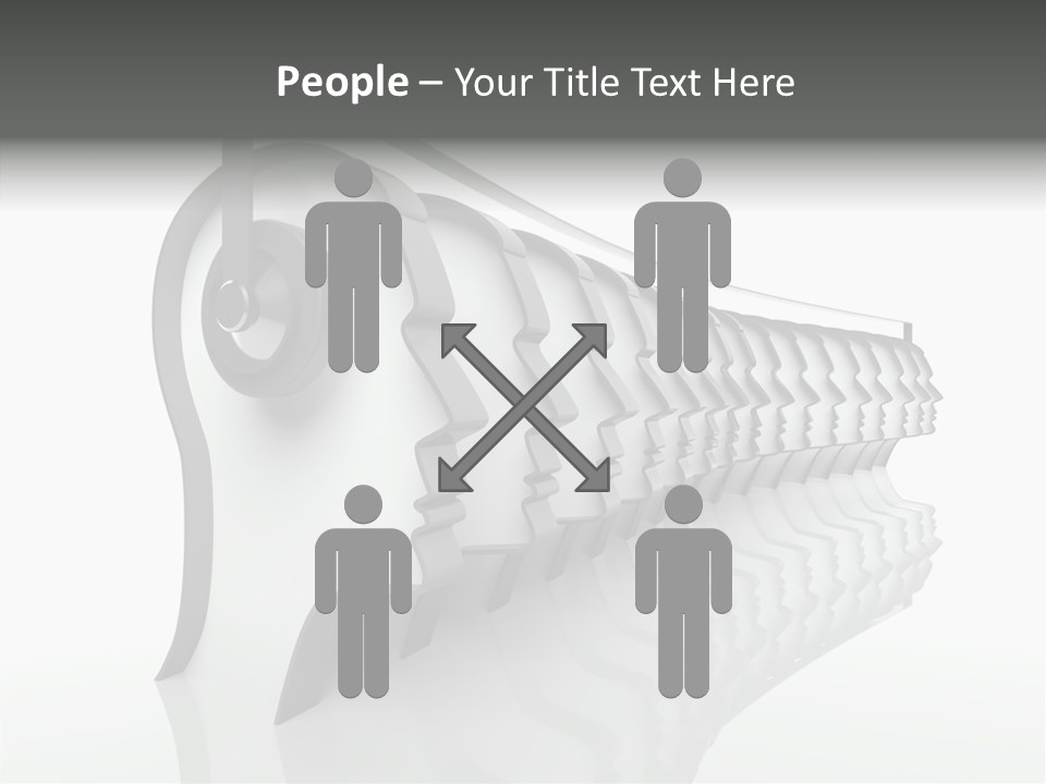 Black Contact Copyspace PowerPoint Template