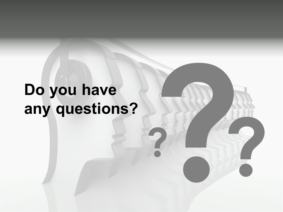 Black Contact Copyspace PowerPoint Template