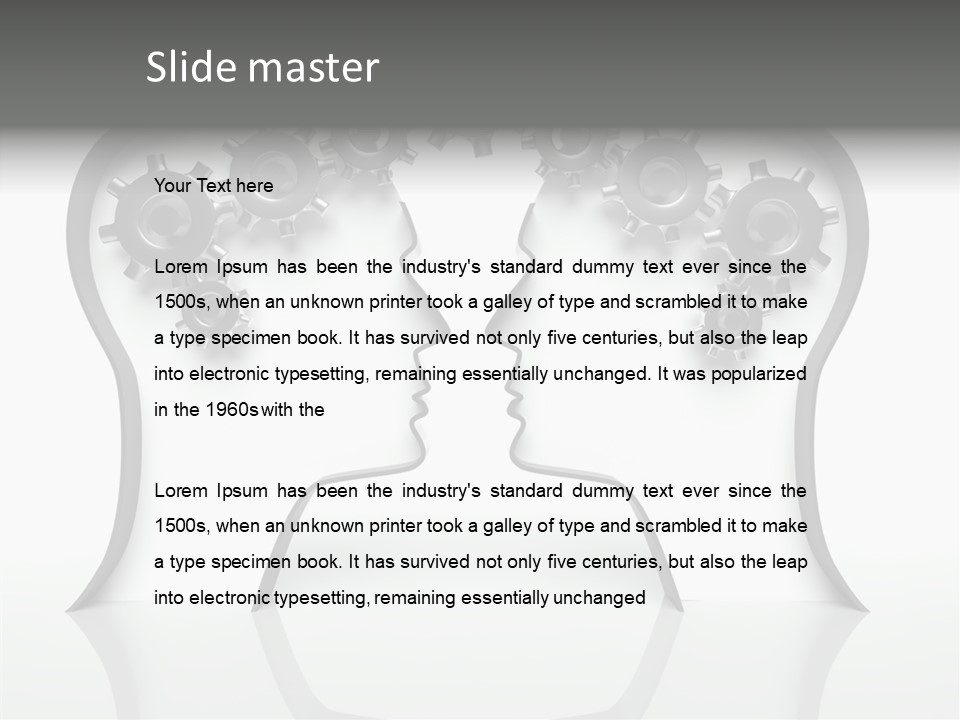 Imagination Connect Wheel PowerPoint Template