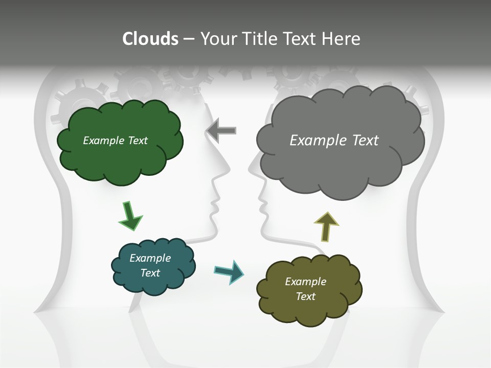 Imagination Connect Wheel PowerPoint Template