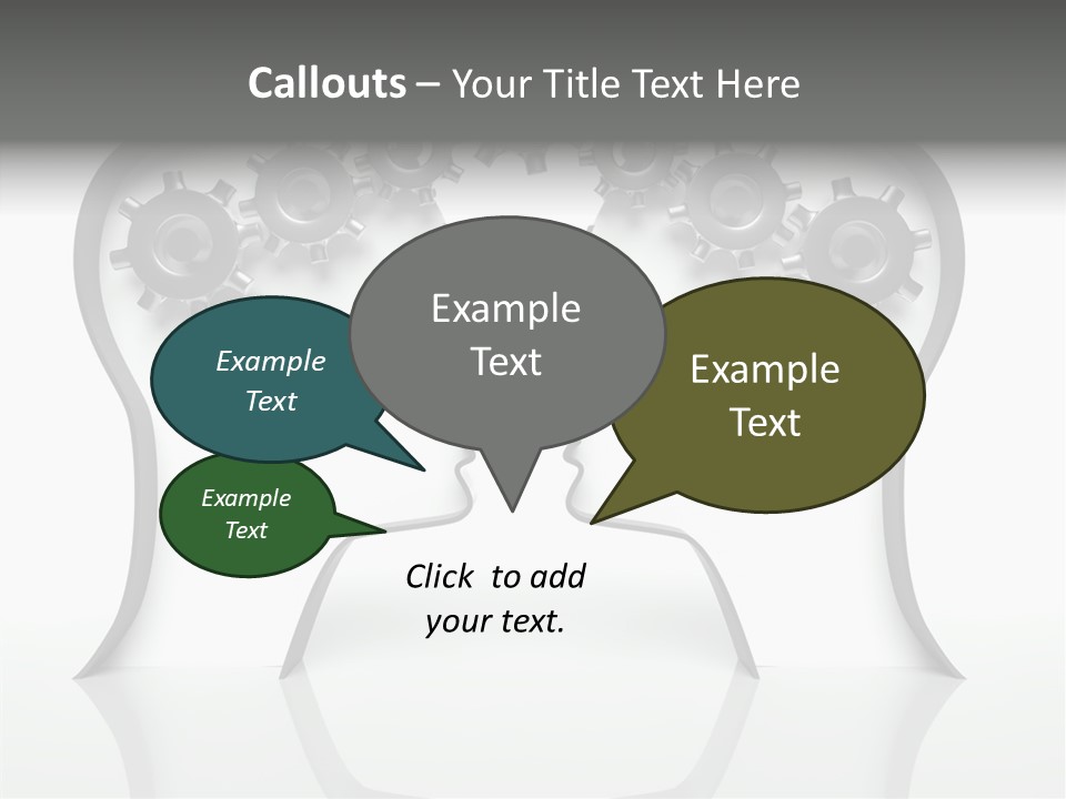 Imagination Connect Wheel PowerPoint Template