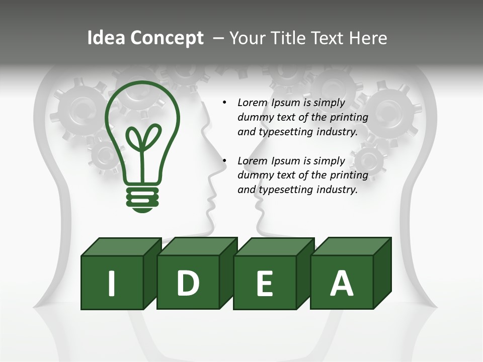 Imagination Connect Wheel PowerPoint Template