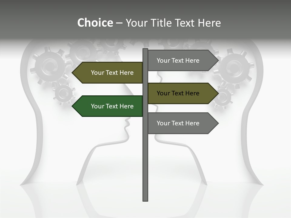 Imagination Connect Wheel PowerPoint Template