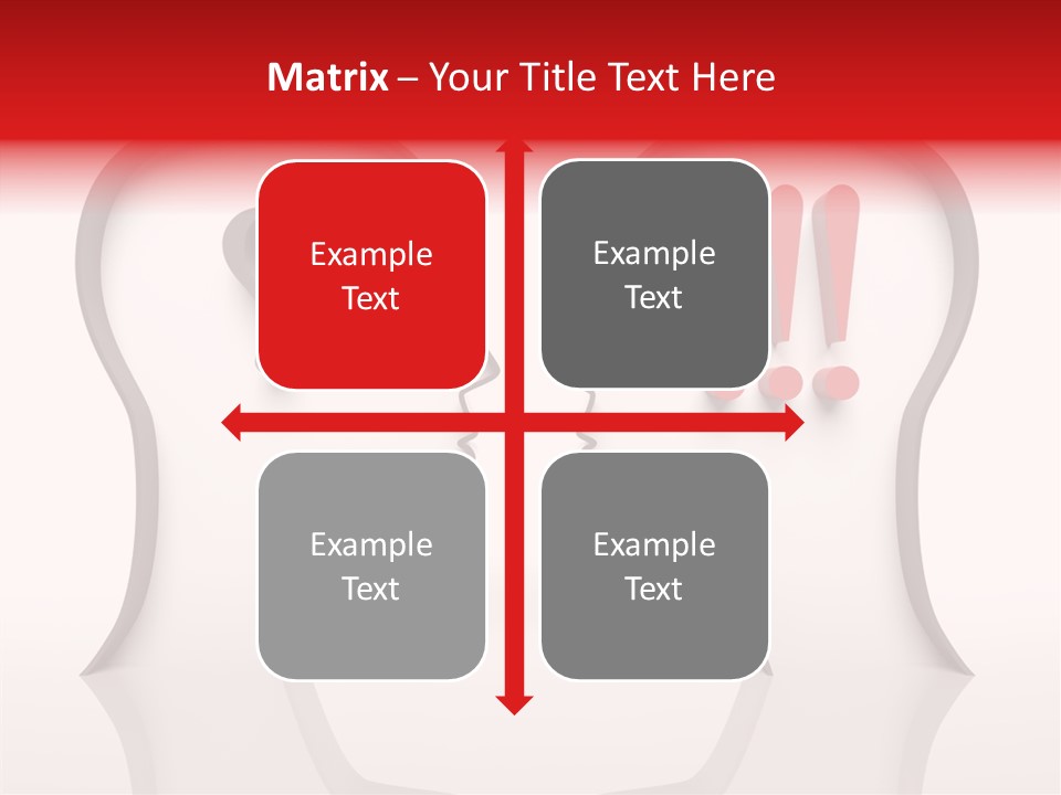 Family Head Person PowerPoint Template