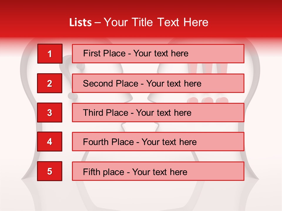 Family Head Person PowerPoint Template