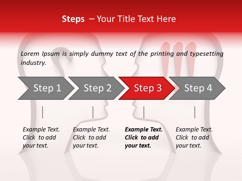 Family Head Person PowerPoint Template