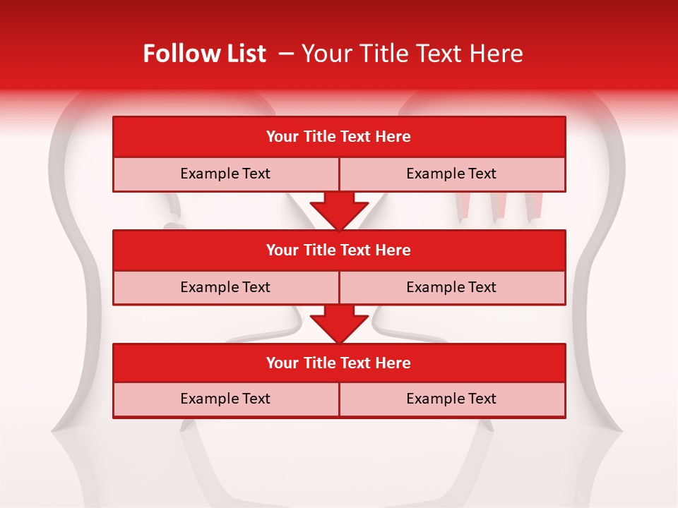 Family Head Person PowerPoint Template
