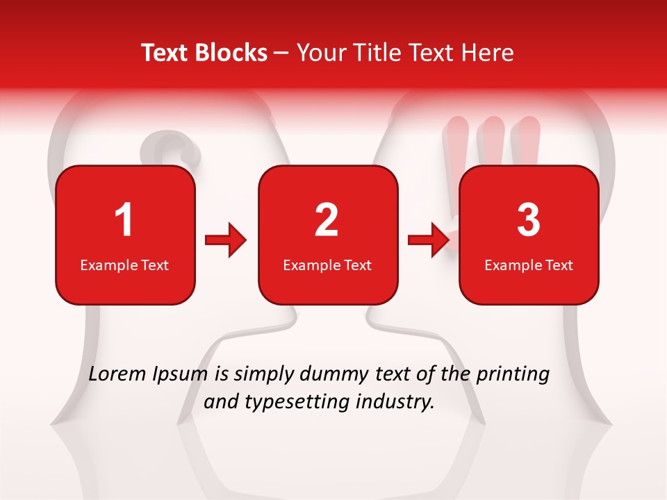 Family Head Person PowerPoint Template