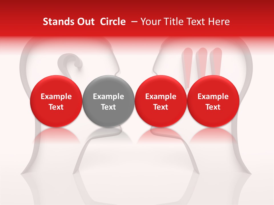 Family Head Person PowerPoint Template