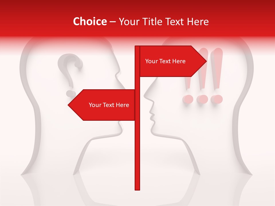 Family Head Person PowerPoint Template