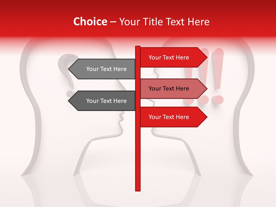 Family Head Person PowerPoint Template