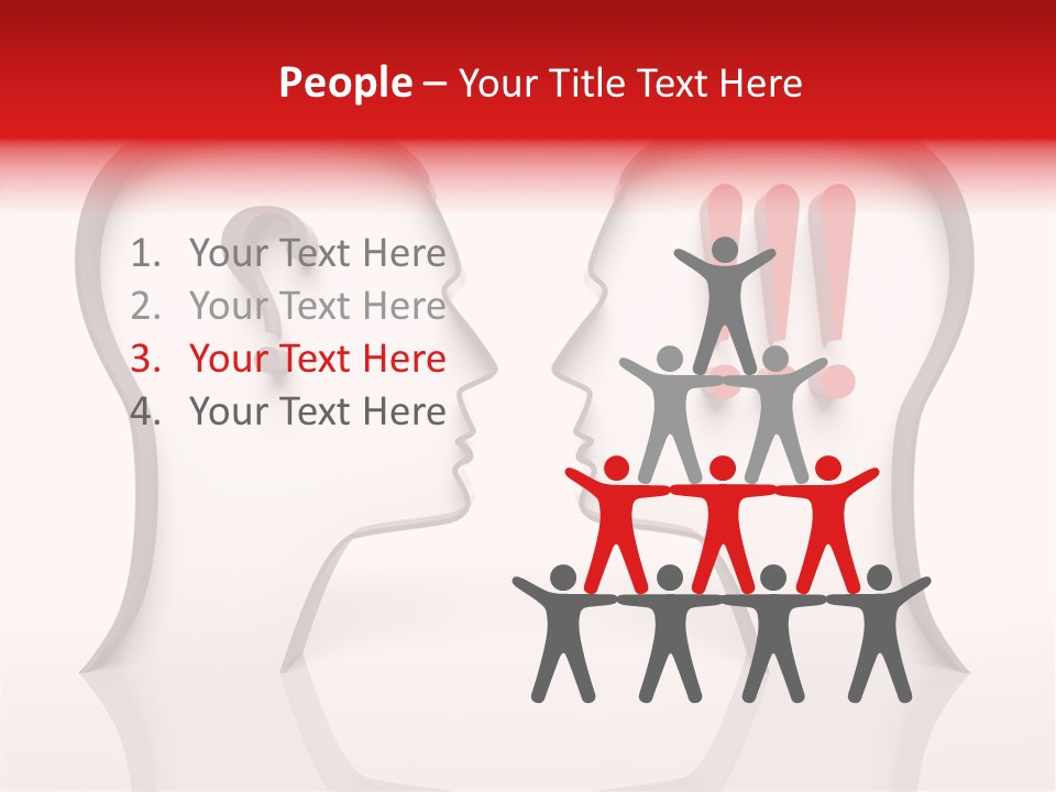 Family Head Person PowerPoint Template