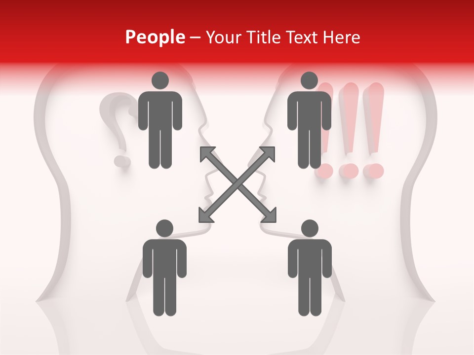 Family Head Person PowerPoint Template