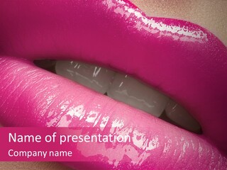 Glossy Makeup Luxury PowerPoint Template