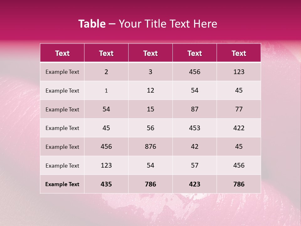 Glossy Makeup Luxury PowerPoint Template