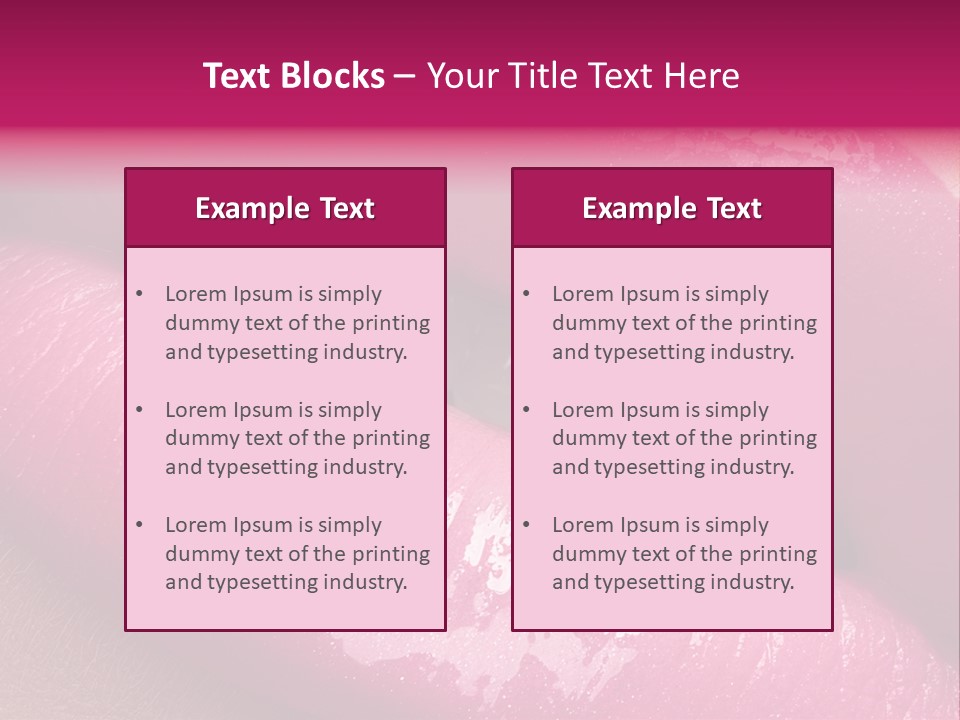 Glossy Makeup Luxury PowerPoint Template
