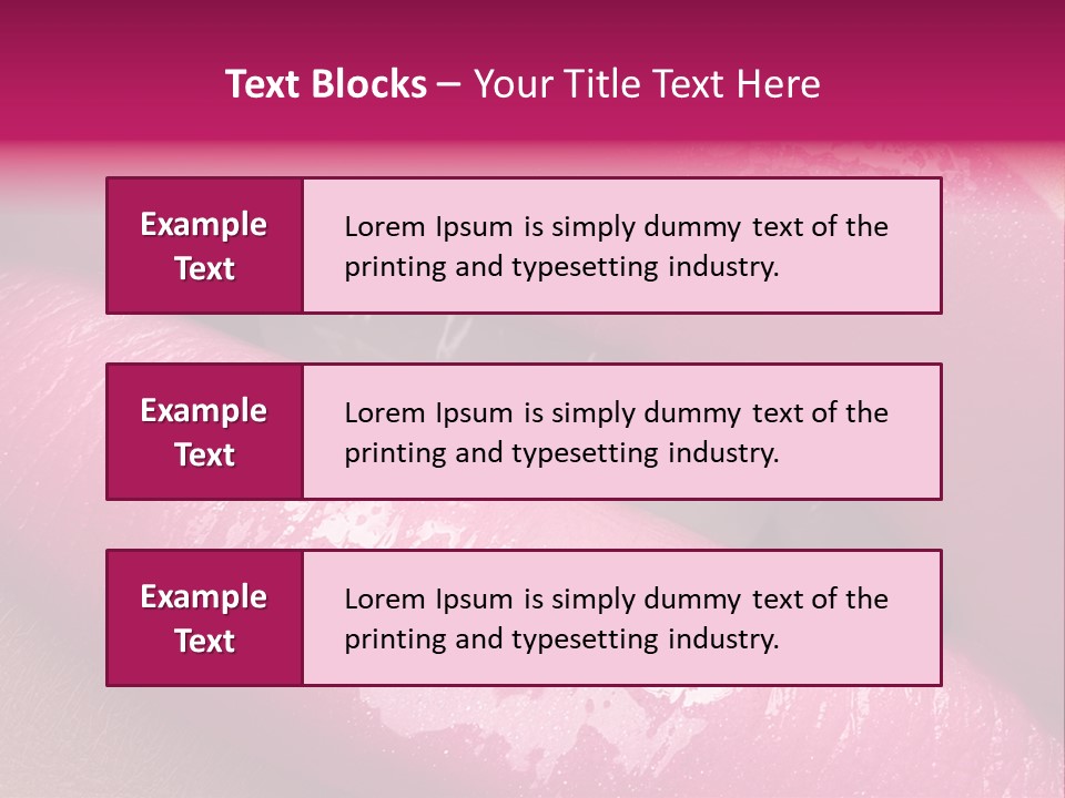 Glossy Makeup Luxury PowerPoint Template