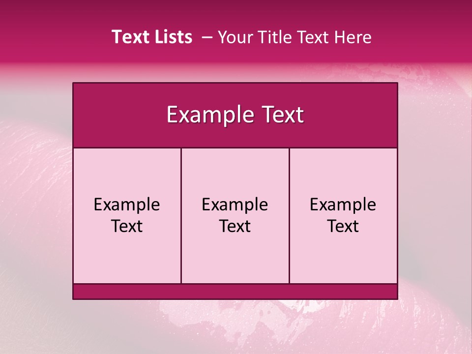 Glossy Makeup Luxury PowerPoint Template