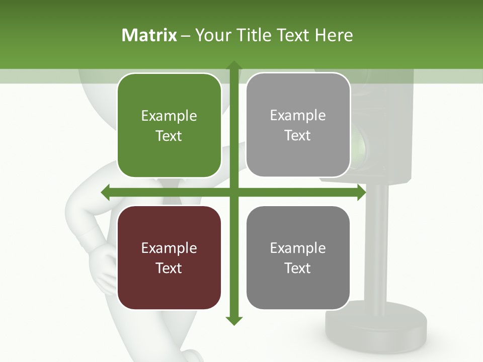 Transport Concept Stoplight PowerPoint Template